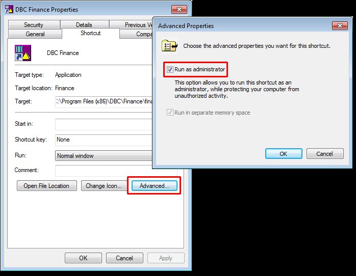 Run as administrator